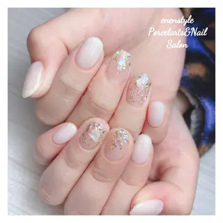 ミディアム ネイル 🐾enen style 🐾のネイルデザイン