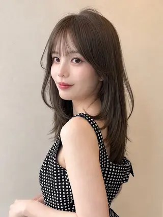 ミディアム 🤎レイヤー艶カラー /AYAME🤎のヘアスタイル
