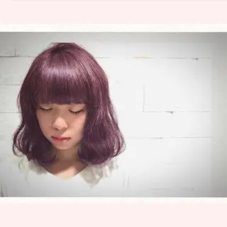 ミディアム セミロング ロング カラー YUI𓍯ｴｸｽﾃ /ﾆｭｱﾝｽｶﾗｰのヘアスタイル