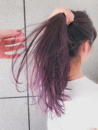 ロング カラー BOX mico.のヘアスタイル
