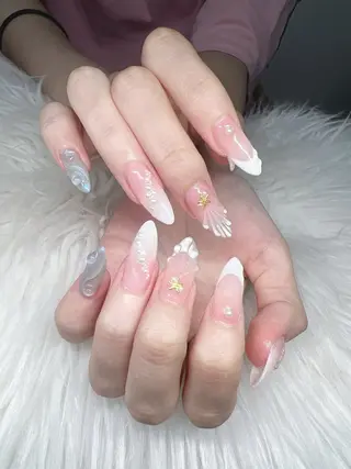 ネイル Lee Nails チップ長さだし専門店のネイルデザイン