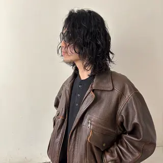 セミロング パーマ メンズ men's/perm colorDaijuのヘアスタイル
