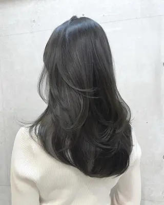 ミディアム カラー 🦋韓国風レイヤー/ 艶髪矯正🦋凛太郎のヘアスタイル