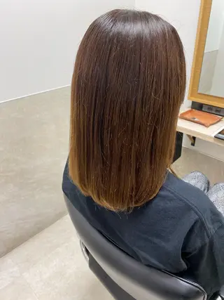 ミディアム 美髪クリエーター テラダタエコのヘアスタイル