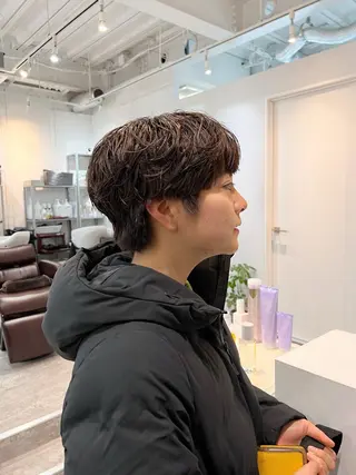 ショート パーマ 松坂 真衣のヘアスタイル