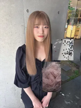 ロング 【美ボブ.艶カラー. 梅田茶屋町】midoのヘアスタイル