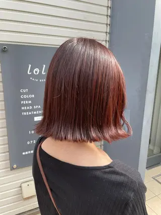 ミディアム 中村 彩音のヘアスタイル
