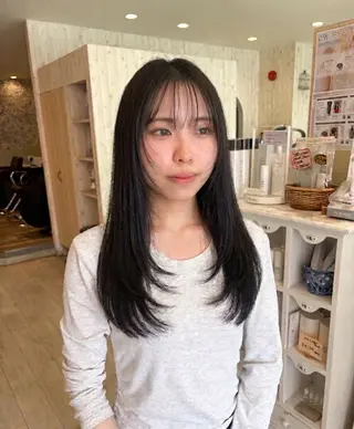 ロング U24✨️0円モデル 🎀藤村音寧🎀のヘアスタイル