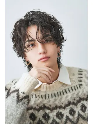 パーマ メンズ 安藤幹人 メンズパーマのヘアスタイル