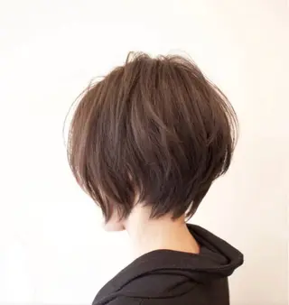 ショート カラー パーマ LOOP 佐藤のヘアスタイル