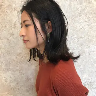 セミロング カラー ショート特化 /天神大名/ハルナのヘアスタイル