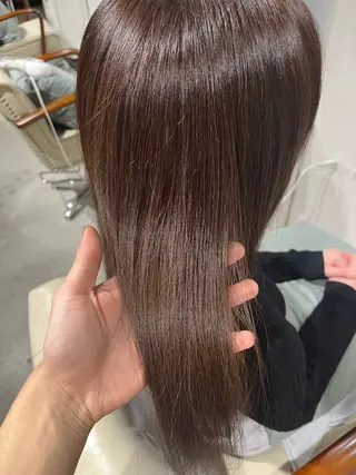 ロング カラー 前野 祥太のヘアスタイル