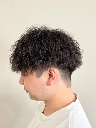 ショート パーマ メンズ FLAGS YAMATOのヘアスタイル