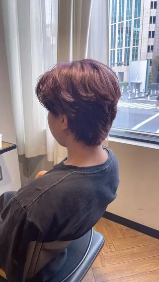 カラー 檜谷 晴　顔周りカットのヘアスタイル