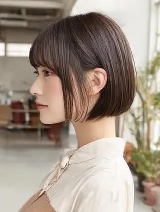 ミディアム 絶対可愛い🍎透明感 カラーあります✨蕾祁のヘアスタイル