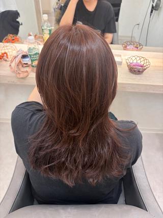 カラー 🌈透け感カラー/ 髪質改善RINA🌈のヘアスタイル