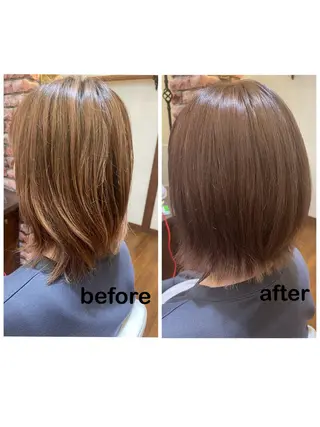 ミディアム 片桐 巧貴のヘアスタイル