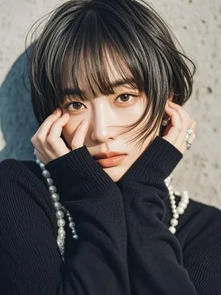 ショート ウルフカット 811 大阪梅田 ウルフのヘアスタイル