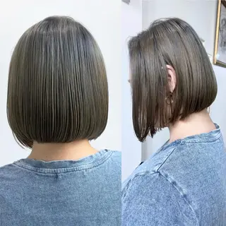 ショート カラー メンズ縮毛矯正 細谷碧海のヘアスタイル