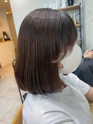ミディアム カラー 似合う髪型見つけます AYAKAのヘアスタイル