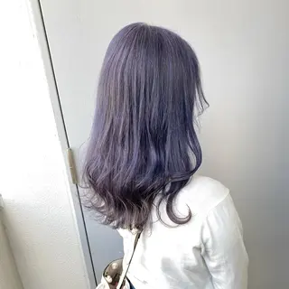 ロング 赤髪/ワインレッド/ 韓国系 まなかのヘアスタイル