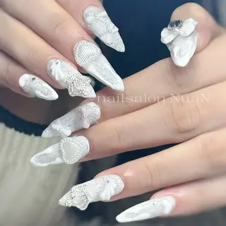 ネイル NuaN ミニモ停止中のネイルデザイン