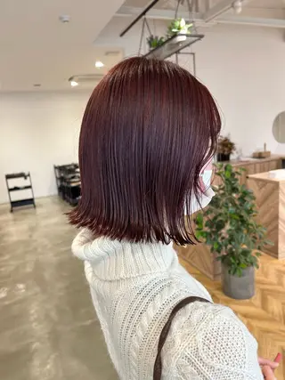 ミディアム カラー 透明感カラー🥣 yukihoのヘアスタイル