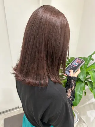 ミディアム カラー レイヤー/ヘアセット 💐nao.のヘアスタイル