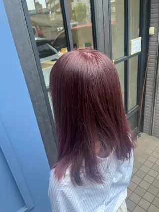ロング カラー 加藤 碧唯のヘアスタイル