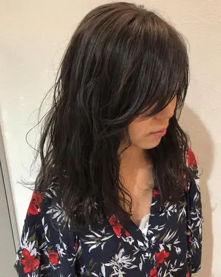 ロング 比嘉 千咲のヘアスタイル