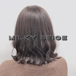 セミロング カラー パーマ ヘアアレンジ メンズ キッズ ネイル マツエク・マツパ 上品＆韓国風 🥀海心🥀のヘアスタイル