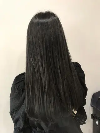 ロング カラー 脱白髪染め美容師 竹内涼乃のヘアスタイル