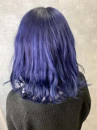 ミディアム カラー LUXBE LUCEのヘアスタイル