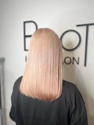セミロング カラー DEST ゆりかのヘアスタイル