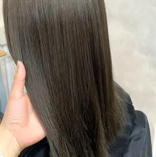 セミロング カラー 🫧似合わせ×艶🫧 吉田 陽菜のヘアスタイル