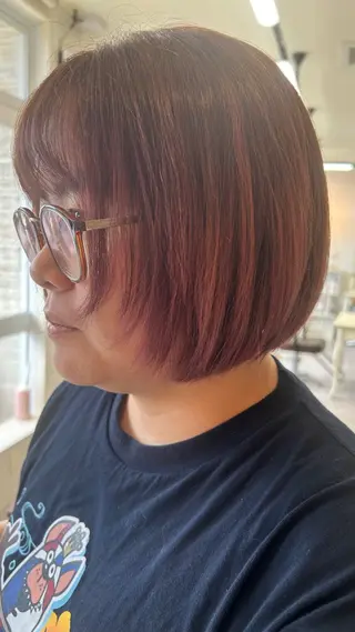 ショート TERUYA shionのヘアスタイル
