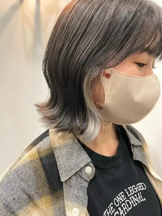ミディアム 佐藤 大征のヘアスタイル