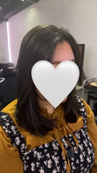 ミディアム シカダ ココア🦌のヘアスタイル
