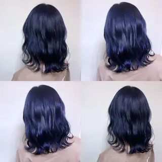 ミディアム カラー Shiho お洒落な エクステ♡ハイトーンのヘアスタイル