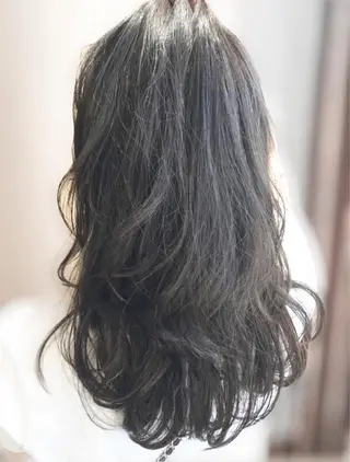 ロング カラー 透明感カラー ボブ/ 直感カラー診断のヘアスタイル