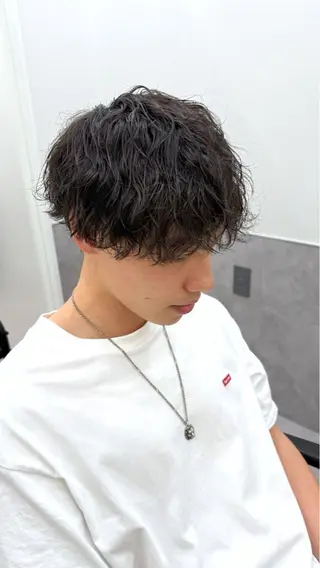 ショート パーマ メンズ Hatanaka Airiのヘアスタイル