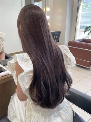 ロング カラー 似合わせヘア🤎透明 感カラー🤎MIKAのヘアスタイル