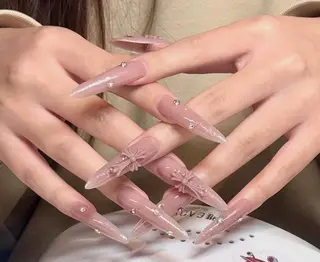 ネイル By moonネイル 🌷ワンホン/韓国風のネイルデザイン