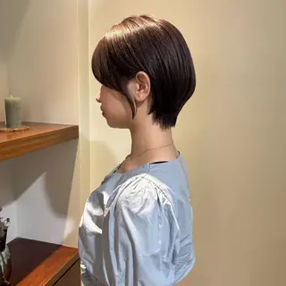 ショート グレージュ🐰透明感 カラー🫧akihoのヘアスタイル