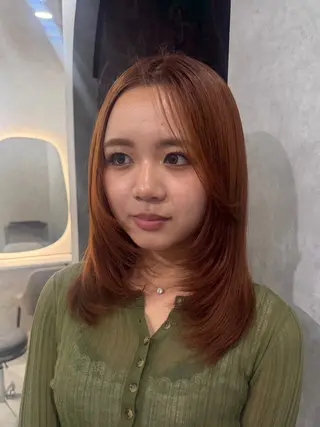 ロング カラー 色落ちまで盛れる 💟まなみのヘアスタイル