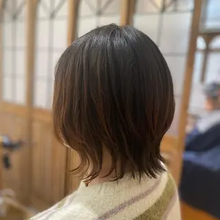 ショート カラー メンズ キッズ ✂︎ショート、ボブ、 レイヤー🩵YUMIのヘアスタイル