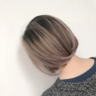 ショート カラー ヘアアレンジ アンドウ ユウ/ レイヤーカット/韓国のヘアスタイル
