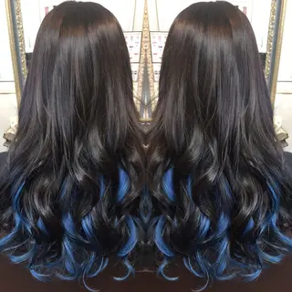 ロング カラー Shiho お洒落な エクステ♡ハイトーンのヘアスタイル