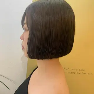 ショート カラー ハブヘアー ハブヘアーのヘアスタイル