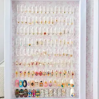 ネイル 渋谷/チップ長さ出し 👑アプレgel-xのネイルデザイン